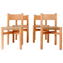 Set of Chairs Designed by Charlotte Perriand, Edited for Circa