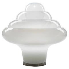 Lotus table lamp by Carlo Nason for Mazzega
