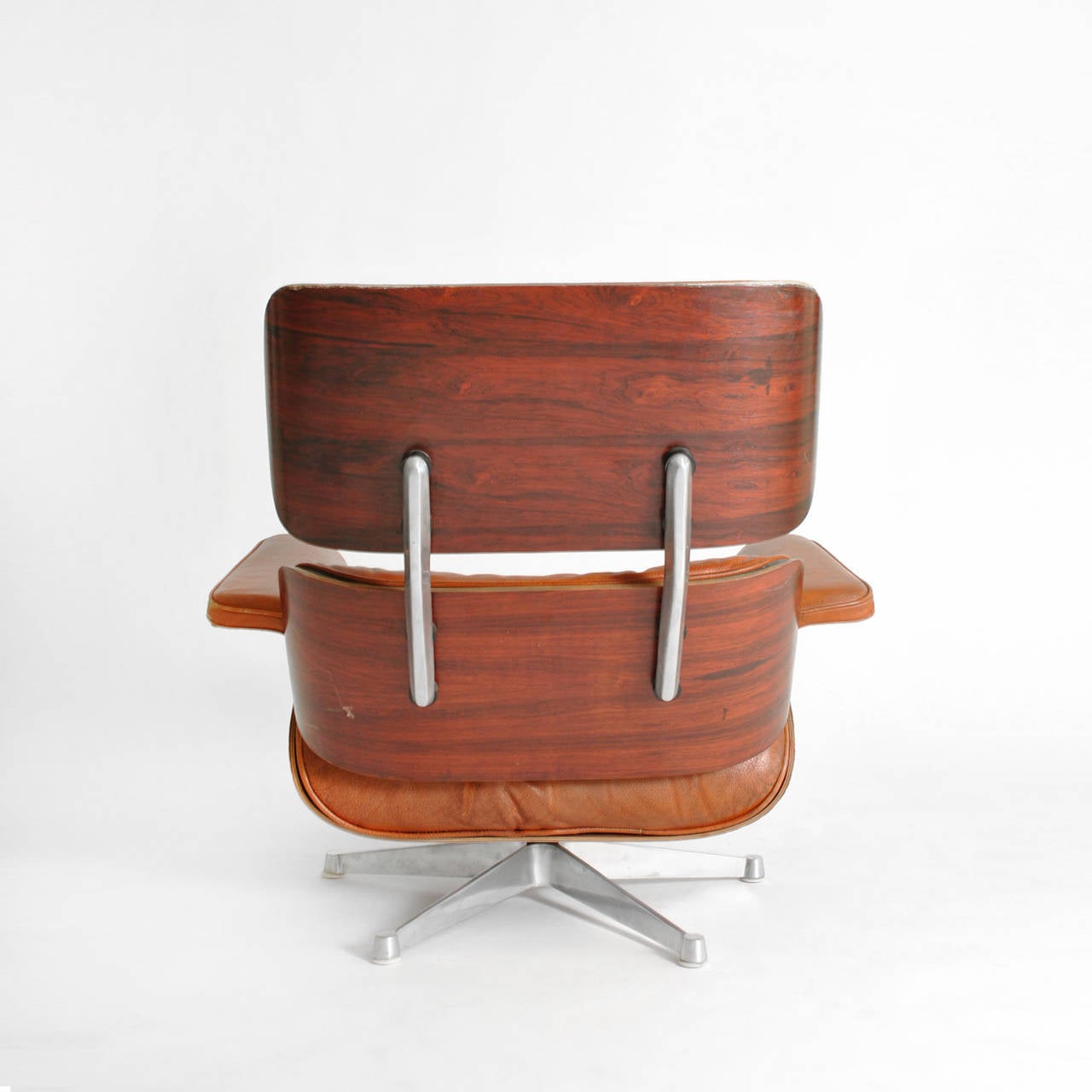 Leather Lounge Chair and Ottoman by Charles & Ray Eames