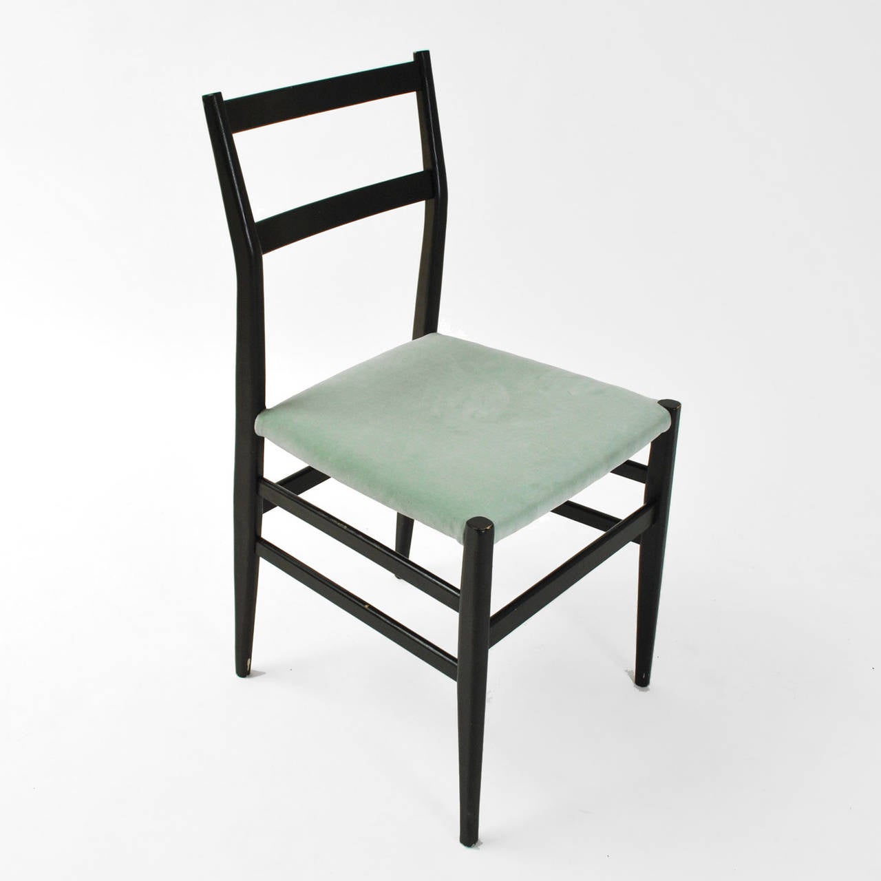 Ash Set of Chairs Model Leggera by Gio Ponti, Italy 1950