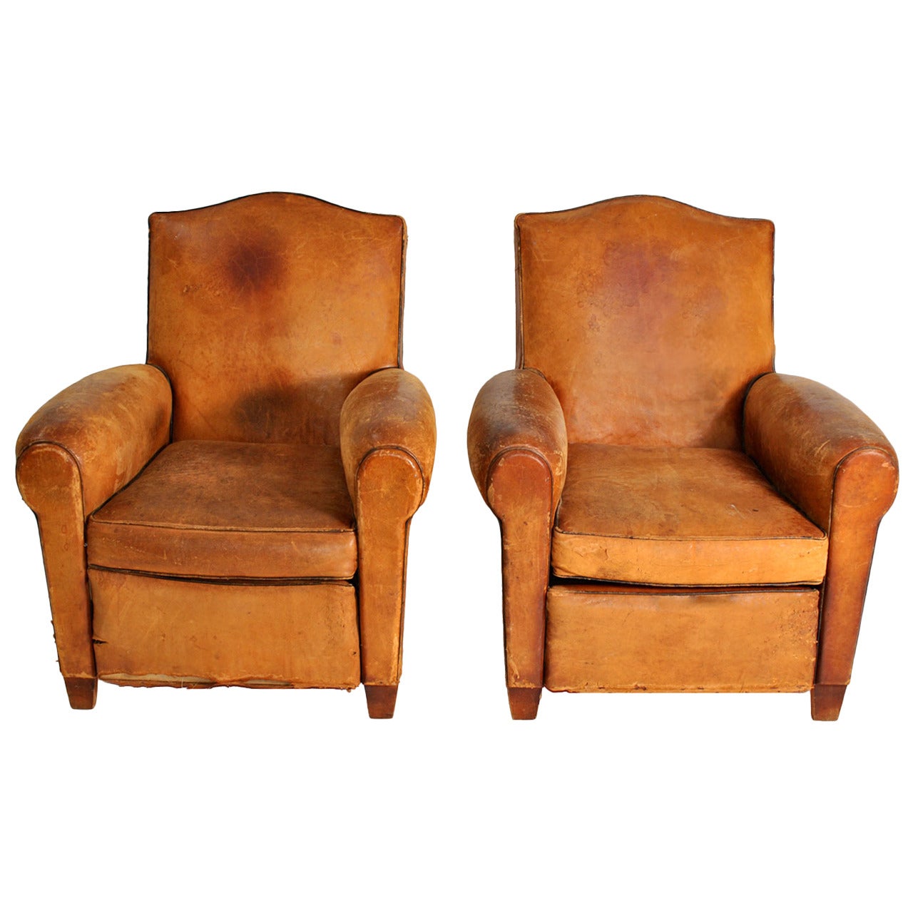 Pair of Club Armchairs