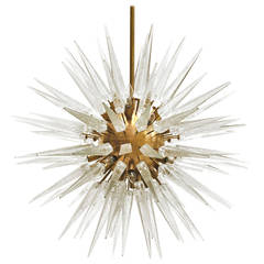 Suspension Lamp Made in Murano in Star Form 1