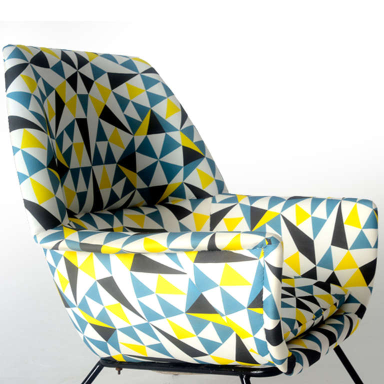 Mid-20th Century Armchair Designed by L. Ballon, France, 1950