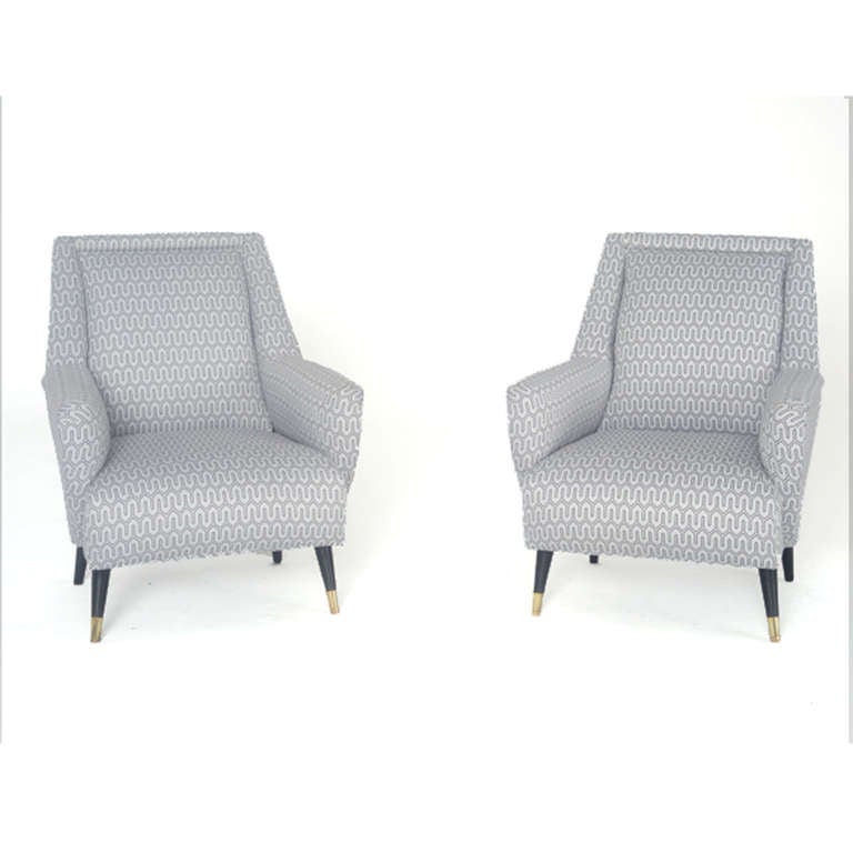 Pair of Armchairs, Italy, 1950