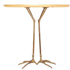 Traccia Pedestal Table by Dino Gavina