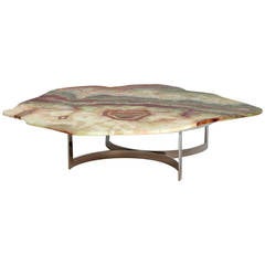 Center Table Made with Pakistan Onix on Top