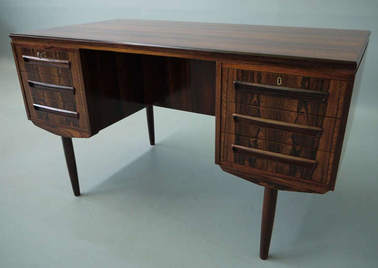 Svenstrup AP Mobler Danish Modern Rosewood Desk