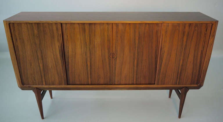 Danish Modern Rosewood Sideboard Buffet
