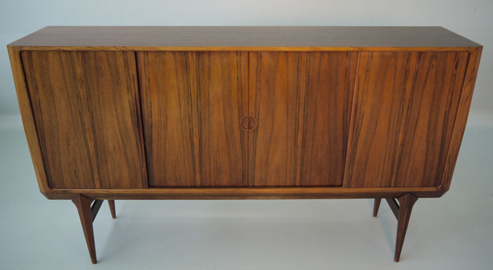 Danish Modern Rosewood Sideboard Buffet For Sale