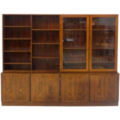 Gunni Omann Danish Modern 8ft Rosewood Wall Unit