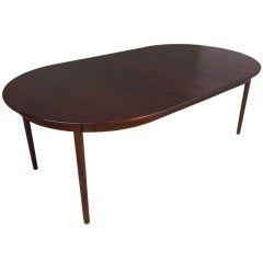 Bernhard Pederson and Sons Danish Modern Rosewood 7ft Dining Table