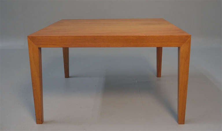 Severin Hansen Danish Modern Teak Coffee Side End Table