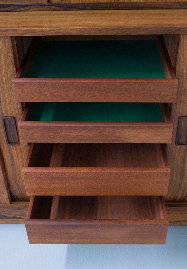 Westergaards Danish Modern Rosewood Wall Unit 6ft For Sale 3