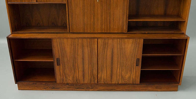 Westergaards Danish Modern Rosewood Wall Unit 6ft For Sale 5