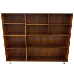 Oman Jun Danish Modern Rosewood Bookcase Display Cabinet