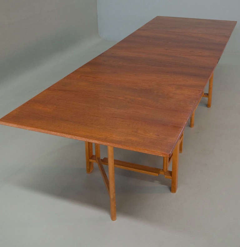 Bruno Mathsson Maria Teak Expanding 9ft Space Saving Table For Sale 3