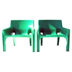 Vico Magistretti Lounge Chairs for Artemide