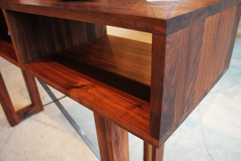 Americano Console in noce in vendita