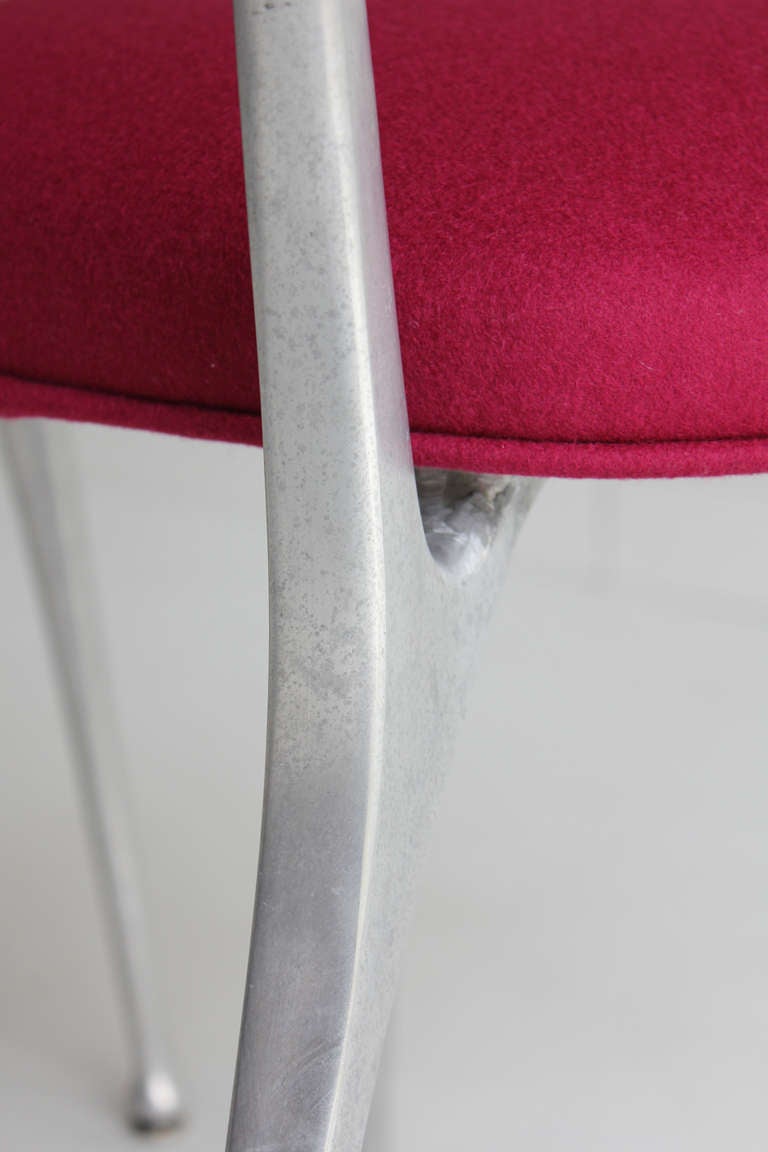 Aluminum Gazelle Side Chairs for Shelby Williams