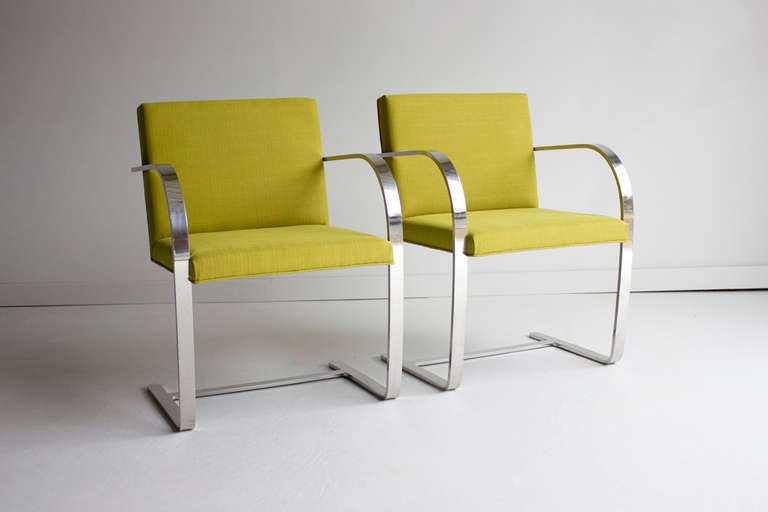American Mies Van Der Rohe Brno Chairs for Knoll International