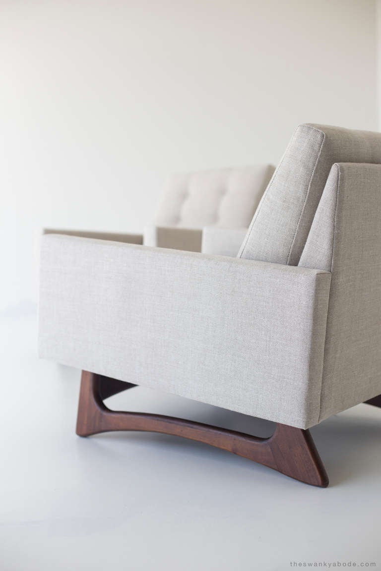 Mid-Century Modern Adrian Pearsall Club Chairs for Craft Associates