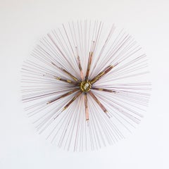 Modern Starburst Metal Wall Sculpture