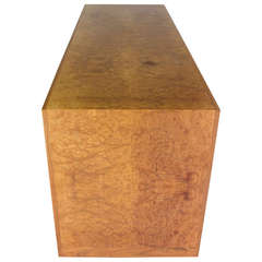 Used Harvey Probber Burl Wood Desk/Credenza Advent Series