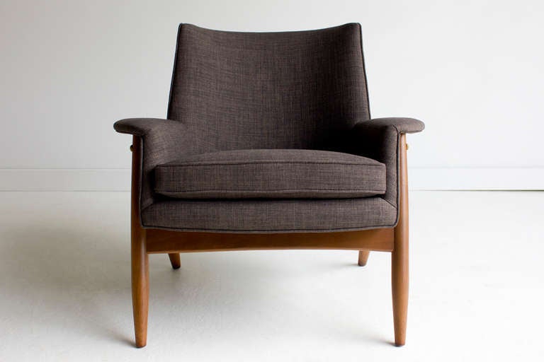 Wood Milo Baughman Lounge Chair for James Inc.