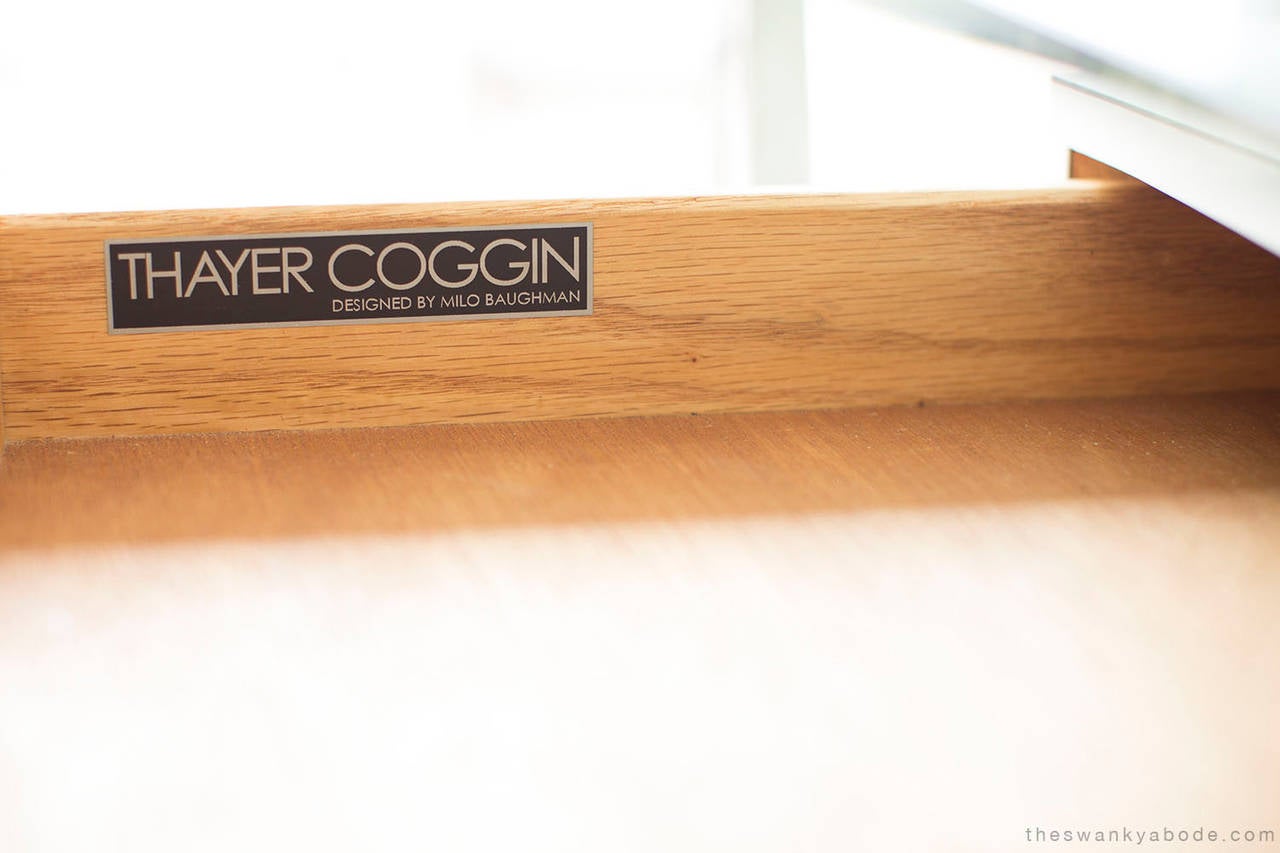 Milo Baughman Desk for Thayer Coggin In Excellent Condition In Oak Harbor, OH