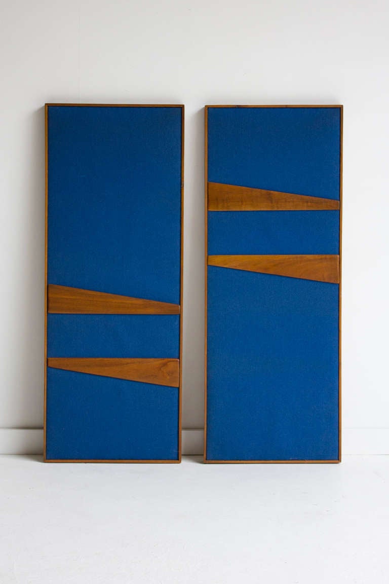 Adrian Pearsall Art

These Adrian Pearsall art pieces are in good condition with normal wear on fabric and wood. He designed them to use as samples of upcoming new fabrics for the season. We are very excited to have them.

Height: 43.75 in.