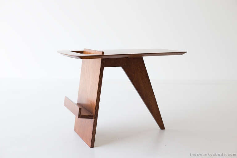 20th Century Jens Risom Attributed Magazine Table for Jens Risom Inc