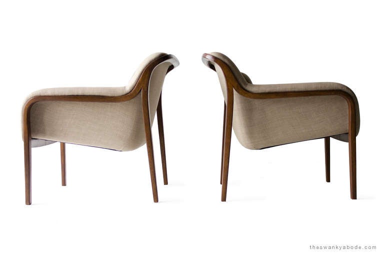 Late 20th Century Bill Stephens Lounge Chairs for Knoll International
