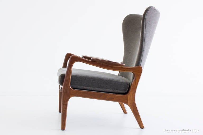 Mid-20th Century Adrian Pearsall Wing Armchairs for Craft Associates