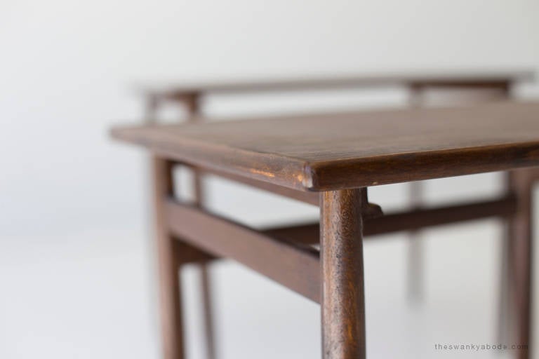 Rosewood Nesting Tables by Tove & Edvard Kindt-Larsen for Seffle Mobelfabrik For Sale 3