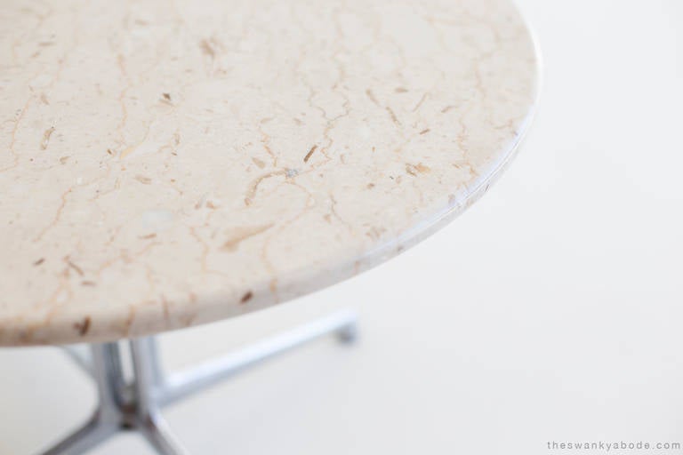 Ray and Charles Eames La Fonda Marble Side Table 3