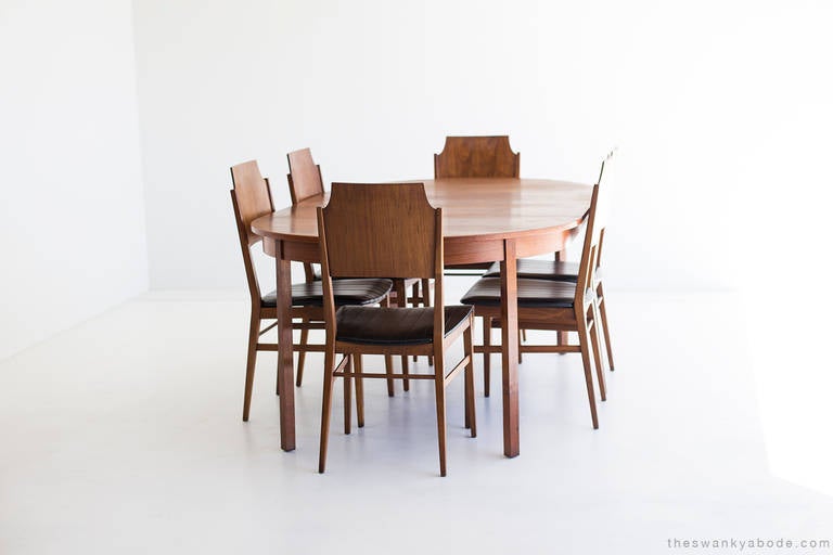 Mesa de comedor Jack Cartwright, moderna de mediados de siglo, para Founders en venta 3