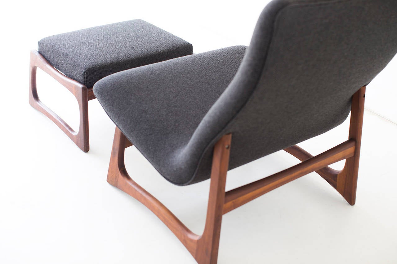 Adrian Pearsall Lounge Chair and Ottoman for Craft Associates 1