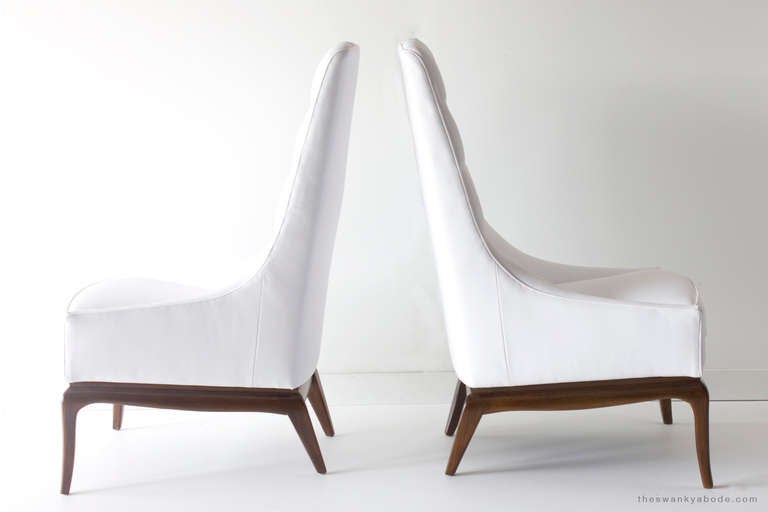Mid-Century Modern John Widdicomb Lounge Chairs for Widdicomb