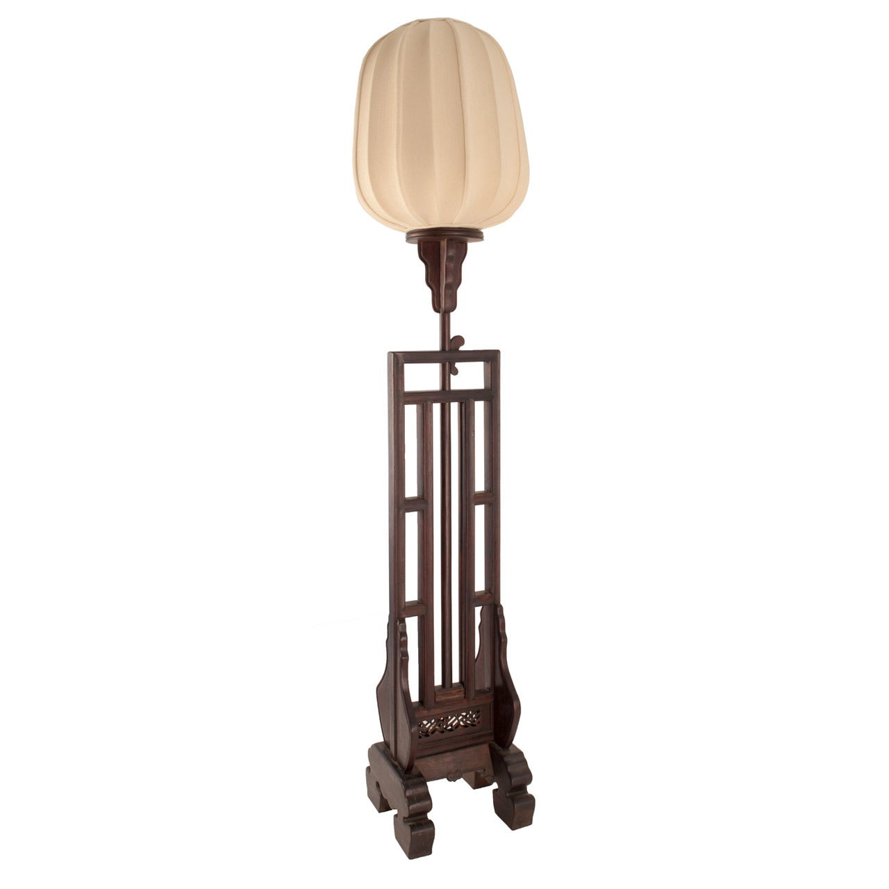 Late 19th C. Chinese Balloon Floor Lamp For Sale