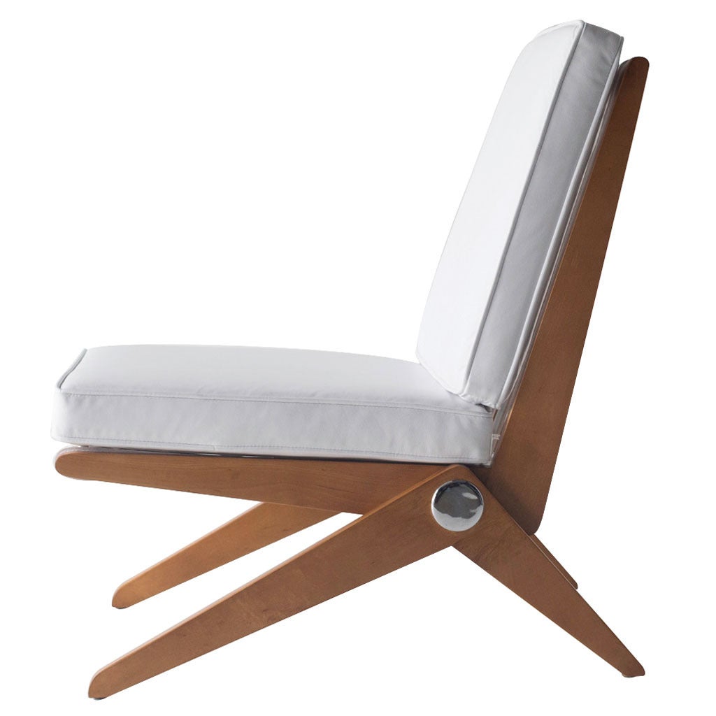 Pierre Jeanneret Scissor Chair for Knoll International