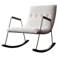 Milo Baughman Rocking Chair for Thayer Coggin