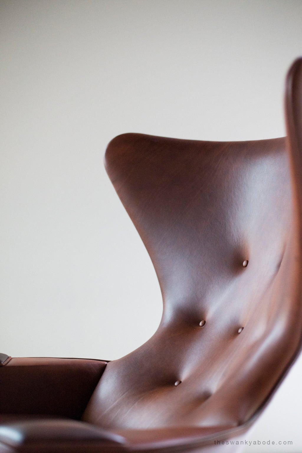 Walnut Large Wing Chair for Craft Associates, in the Style of Adrian Pearsall