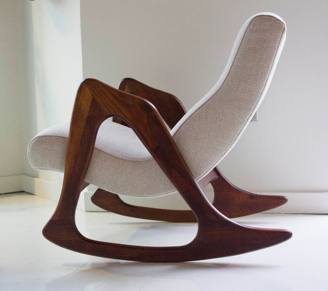 American Adrian Pearsall Rocking Chair for Craft Associates