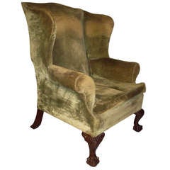 19th Century Wing Chair of Large Proportions