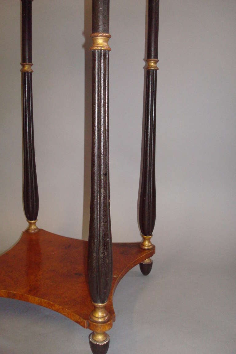 An Elegant Pair of Rare Regency Amboyna Occasional Tables For Sale 3