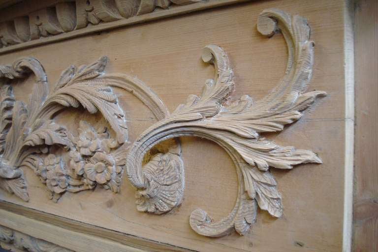 An Impressive Georgian Carved Pine Fire Surround with Provenance 2