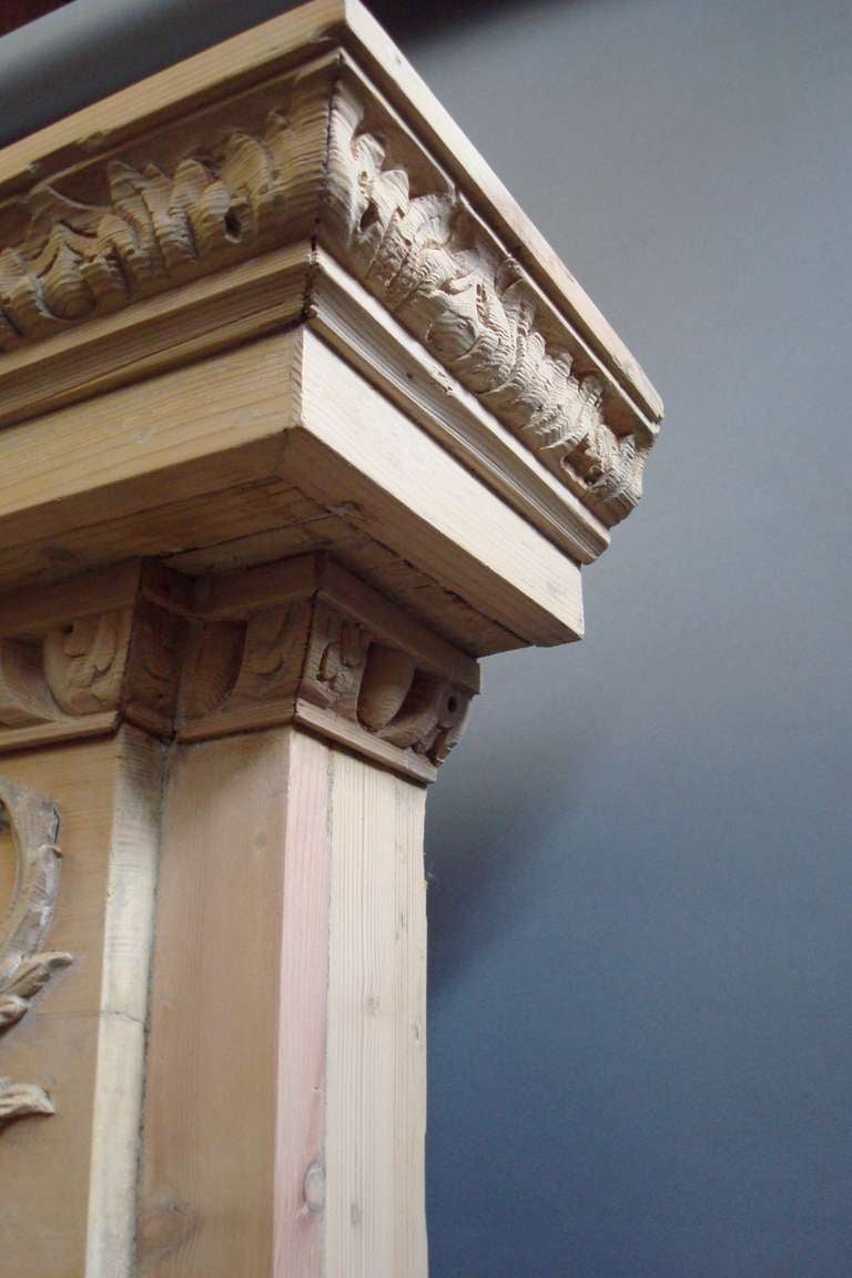 An Impressive Georgian Carved Pine Fire Surround with Provenance 3