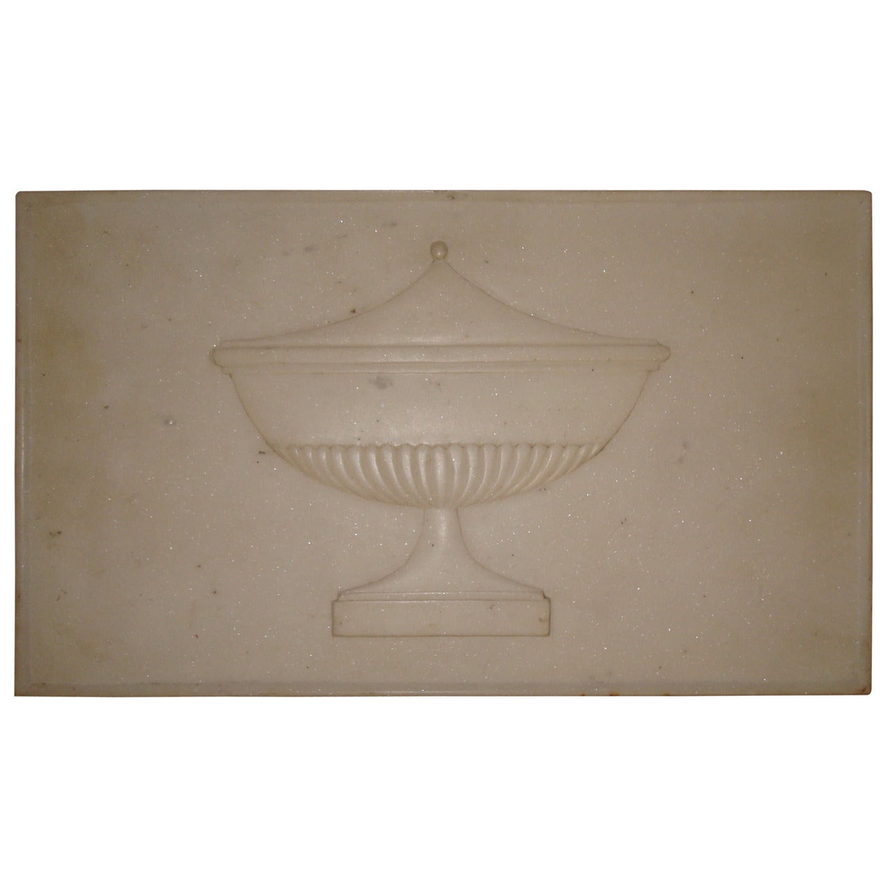 Regency Neoclassical Marble Tablet / Plaque