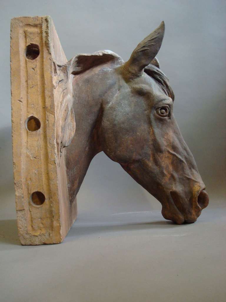 life size horse head