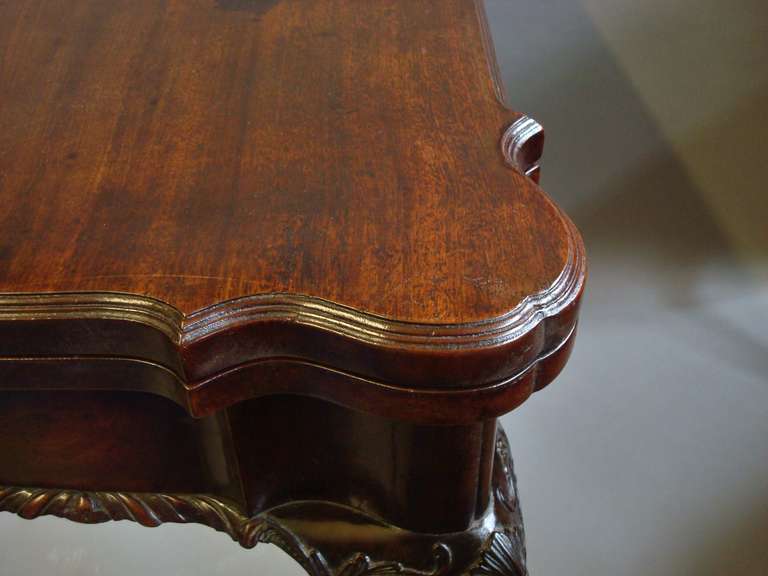 George III Mahogany Card Table For Sale 5